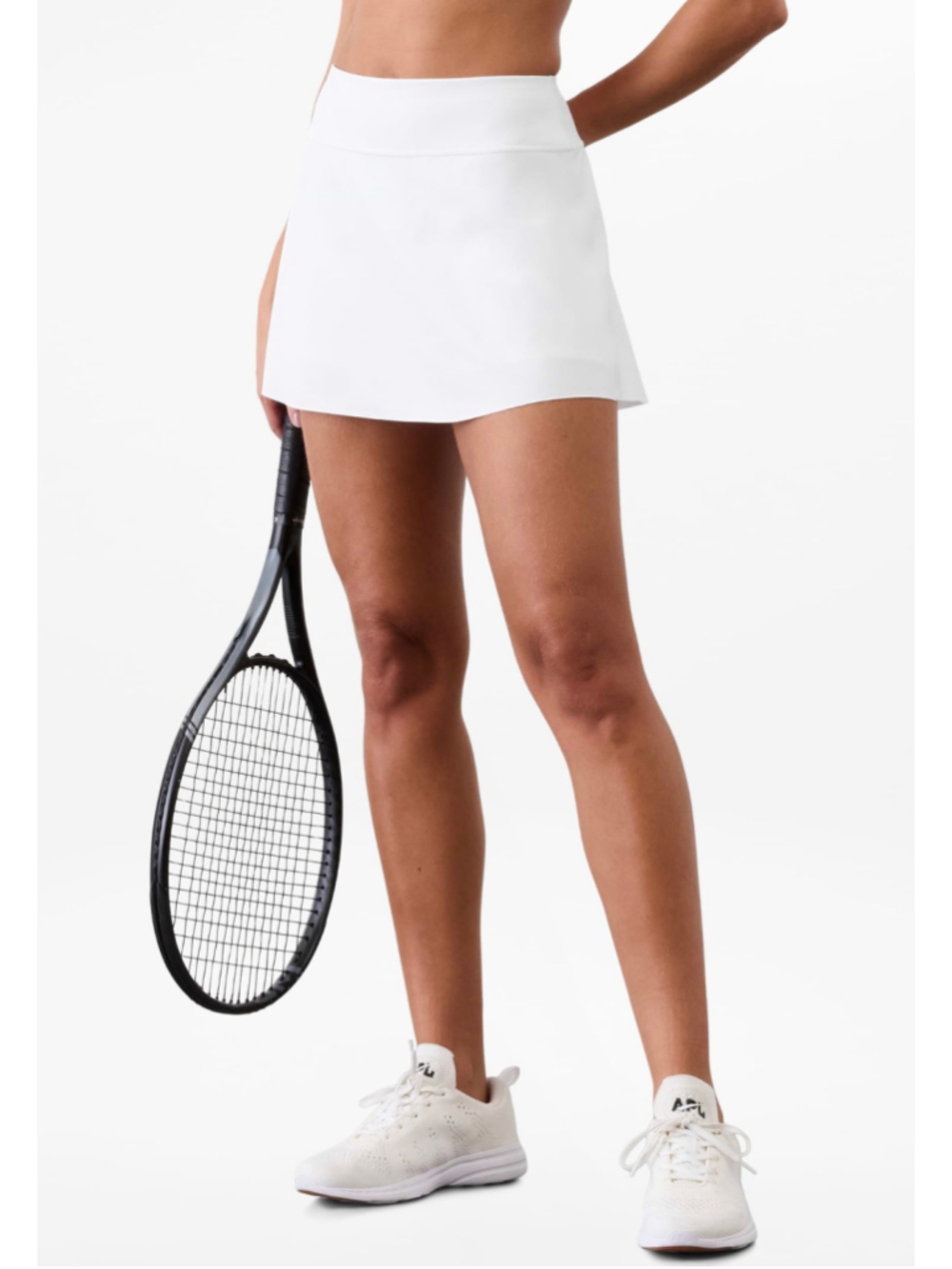 Women's Athleta Ace Tennis Skort Size M White 13.5”